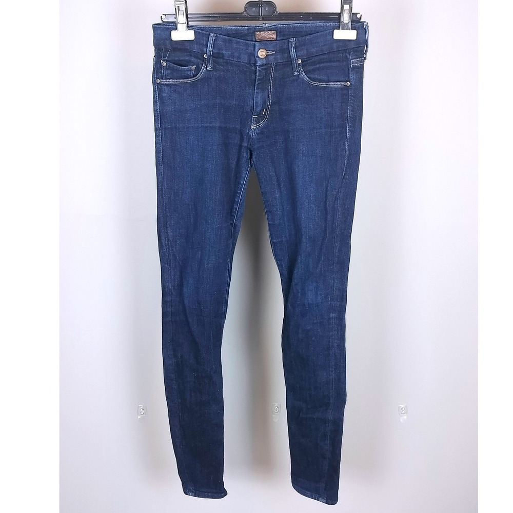 Mother Dark Wash Jeans The Looker Skinny Denim Pants Size 28 Blue‎